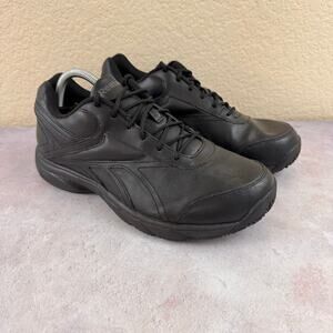 Reebok Reeshift DMX Ride J89793 Black Work Sneakers Shoes Mens Sz 8 X-Wide 4E